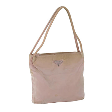 PRADA Hand Bag Nylon Pink Auth 68870
