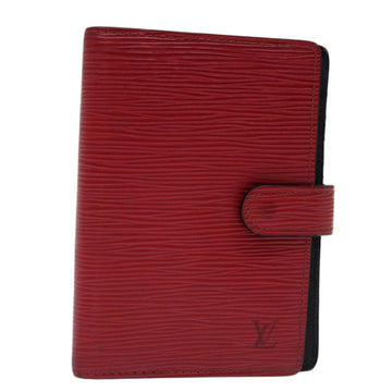 LOUIS VUITTON Epi Agenda PM Day Planner Cover Red R20057 LV Auth 69158