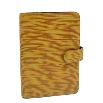 LOUIS VUITTON Epi Agenda PM Day Planner Cover Yellow R20059 LV Auth 69159