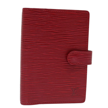 LOUIS VUITTON Epi Agenda PM Day Planner Cover Red R20057 LV Auth 69161