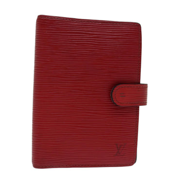 LOUIS VUITTON Epi Agenda PM Day Planner Cover Red R20057 LV Auth 69162