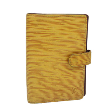 LOUIS VUITTON Epi Agenda PM Day Planner Cover Yellow R20059 LV Auth 69165