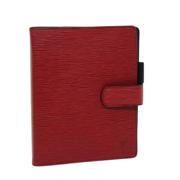LOUIS VUITTON Epi Agenda GM Day Planner Cover Red R20217 LV Auth 69196