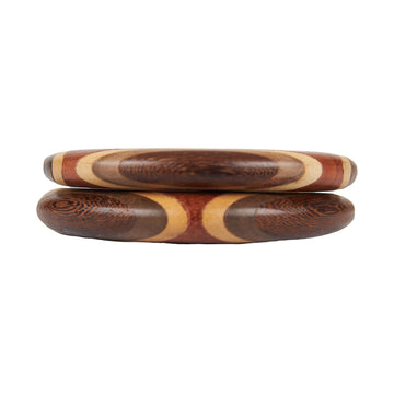 COLLECTION PRIVEE Collection Privee Wooden Bangle Set