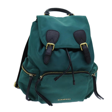 BURBERRY Backpack Nylon Green Auth 71305