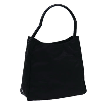 PRADA Shoulder Bag Nylon Black Auth 71353
