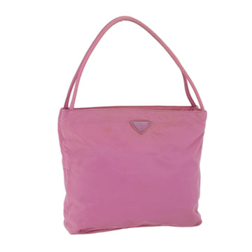 PRADA Shoulder Bag Nylon Pink Auth 72029