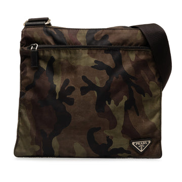 PRADA Tessuto Camouflage Crossbody Bag