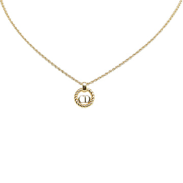 Dior CD Pendant Necklace Gold