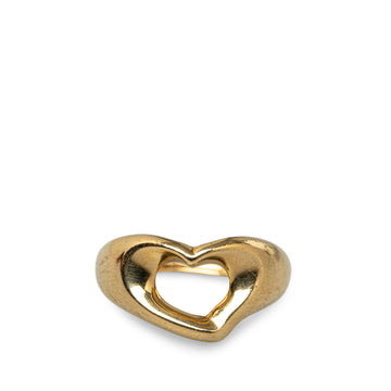 Tiffany 18K Open Heart Ring