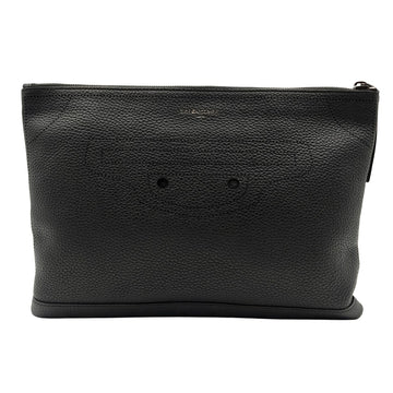 BALENCIAGA Balenciaga Balenciaga unisex maxi clutch bag in black leather