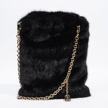Dolce and Gabbana Bucket Bag Black Mink