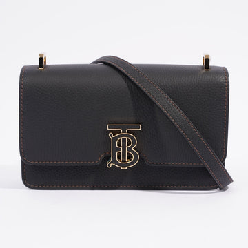 Burberry TB Bag Black Calfskin Leather Mini