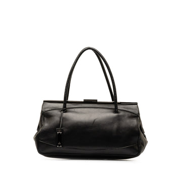 GUCCI Leather Frame Handbag