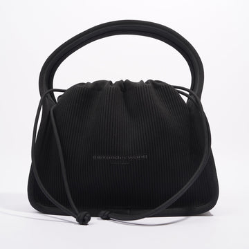 Alexander Wang Ryan Knit Bag Black Fabric Small