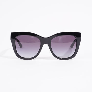 Dolce & Gabbana Womens Oversized Sunglasses Black Acetate 140