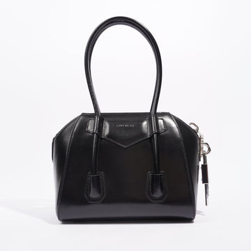 Givenchy Womens Antigona Lock Bag Black Mini