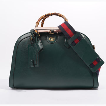 Gucci Womens Diana Duffle Bag Green Medium