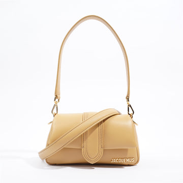 Jacquemus Womens Le Petit Bambimou Puffy Bag Beige Leather