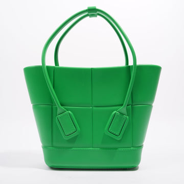 Bottega Veneta Arco Handbag Green Rubber
