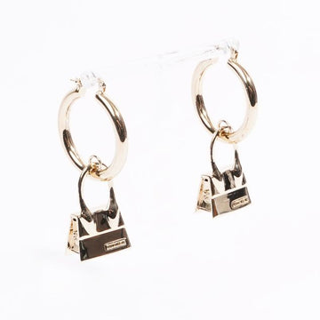 Jacquemus Womens Les Creoles Chiquito Earring Light Gold