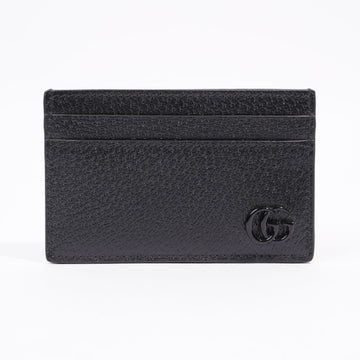Gucci Mens Marmont Card Case Black Leather