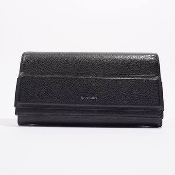 Givenchy Womens Horizon Wallet Black Leather Long