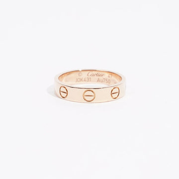 Cartier Womens Love Ring Rose Gold 47