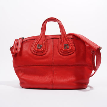 Givenchy Womens Nightingale Tote Red Mini