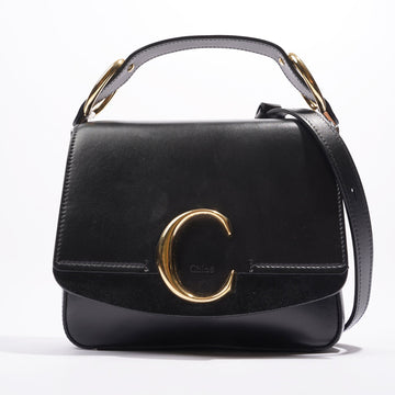 Chloe Womens C Double Carry Bag Black Small