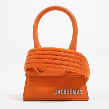 Jacquemus Mens Le Chiquito Bag Orange Leather