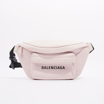Balenciaga Womens Belt Pack Pink Leather