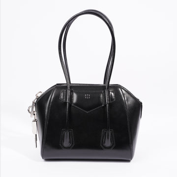 Givenchy Womens Antigona Bag Black Leather Mini