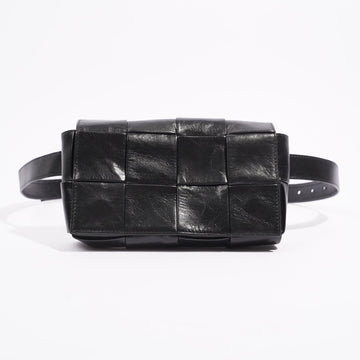 Bottega Veneta Womens Cassette Belt Bag Black Mini