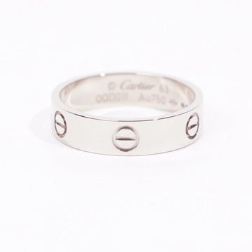 Cartier Womens Love Ring White Gold 63