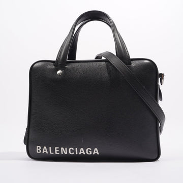 Balenciaga Womens Triangle Square XS Bag Black