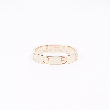 Cartier Womens Love Ring Rose Gold 53