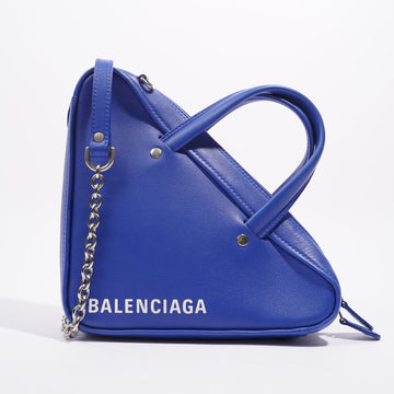 Balenciaga Womens Triangle Duffle S Bag Cobalt Blue