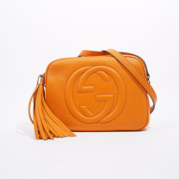 Gucci Womens Soho Disco Bag Orange Small
