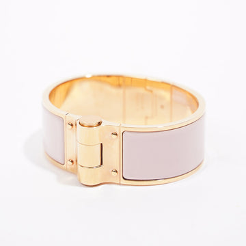 Hermes Womens Charniere Braclet Gold / Rose PM
