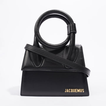 Jacquemus Le Chiquito Noeud Black Calfskin Leather