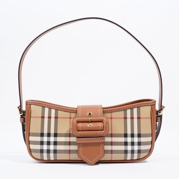 Burberry Sling Bag Archive Beige / Briar Brown Coated Canvas
