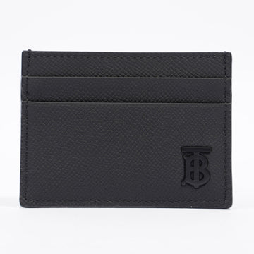 Burberry TB Card Case Black Leather