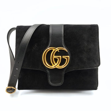GUCCI Gucci Gucci Arli shoulder bag in black suede