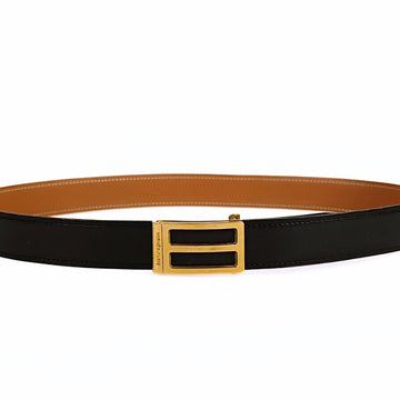 HERMES Hermes Hermes vintage two-tone leather belt from 1984