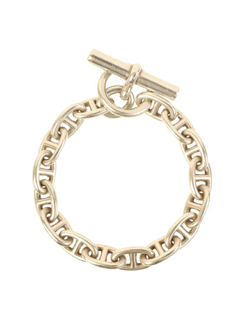HERMES Chaine D'Ancre Pm Bracelet Silver