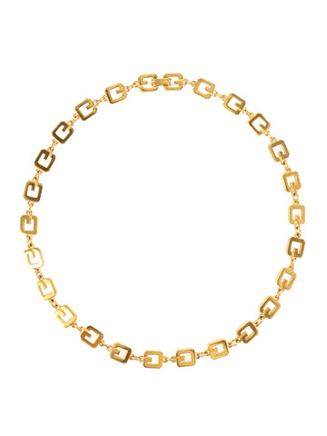 GIVENCHY G Plate Chain Necklace