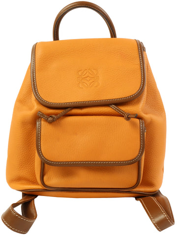 LOEWE Bicolor Anagram Backpack Camel/Brown