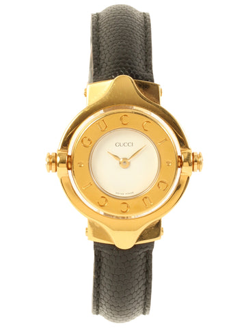 GUCCI Turn Face Watch Gold/Black