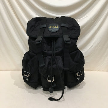Gucci Black GG Nylon The Grid Backpack Sku# 70867